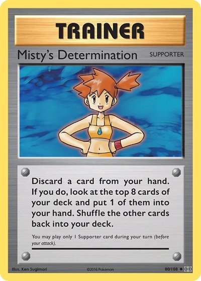 EVO: Misty's Determination (Reverse Holofoil)