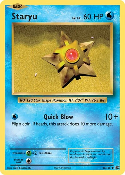 EVO: Staryu (Reverse Holofoil)