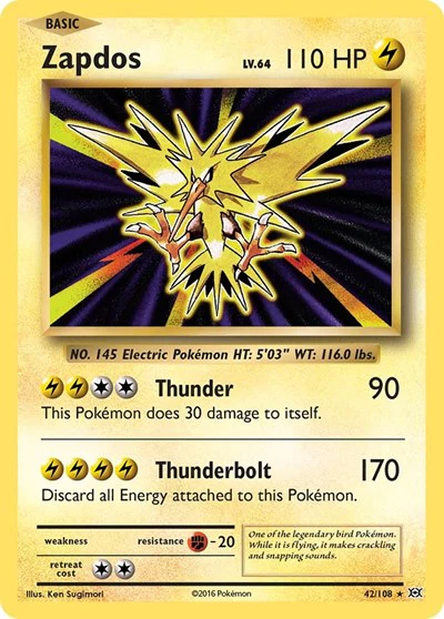 EVO: Zapdos (Reverse Holofoil)