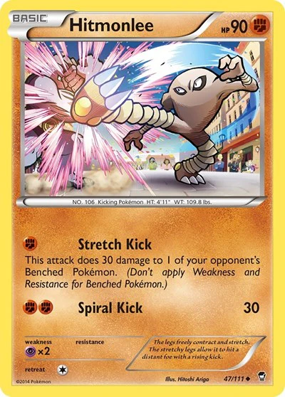 FFI: Hitmonlee (Reverse Holofoil)