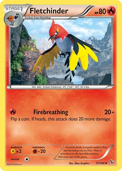 FLF: Fletchinder (Reverse Holofoil)