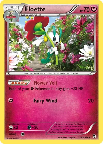 FLF: Floette (64) (Reverse Holofoil)