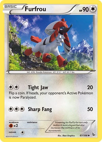 FLF: Furfrou (Reverse Holofoil)