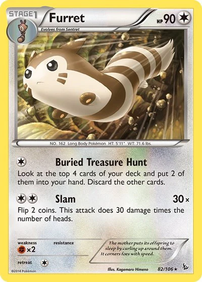 FLF: Furret (Reverse Holofoil)