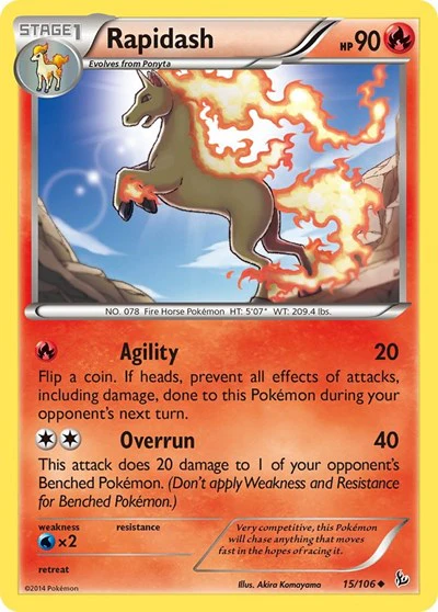 FLF: Rapidash (Reverse Holofoil)
