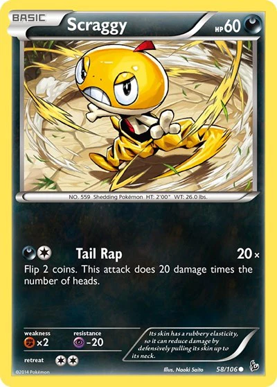 FLF: Scraggy (Reverse Holofoil)