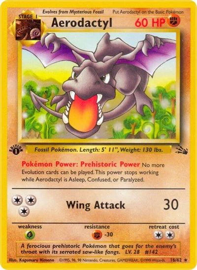 FO: Aerodactyl (16) (1st Edition)
