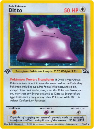 FO: Ditto (3) (1st Edition Holofoil)