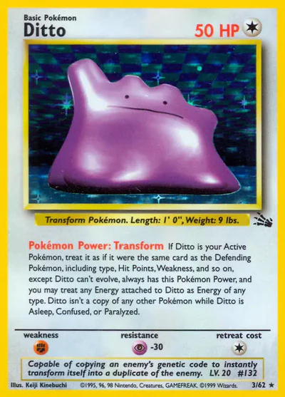 FO: Ditto (3) (Unlimited Holofoil)