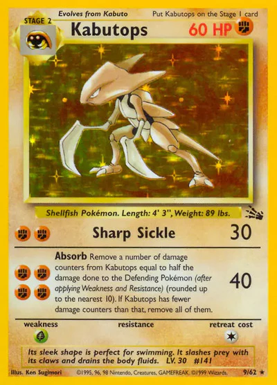 FO: Kabutops (9) (Unlimited Holofoil)