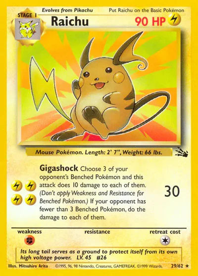 FO: Raichu (29) (Unlimited)