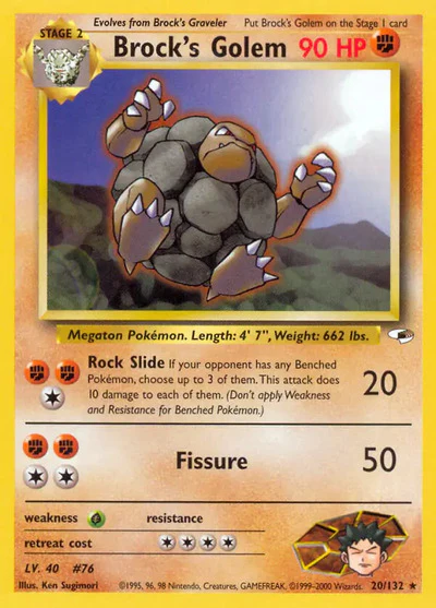 G1: Brock's Golem (Unlimited)