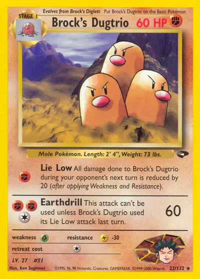 G2: Brock's Dugtrio (Unlimited)