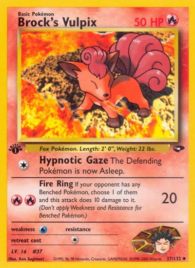 G2: Brock's Vulpix (1st Edition)