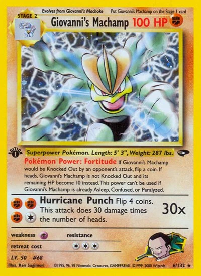 G2: Giovanni's Machamp (1st Edition Holofoil)