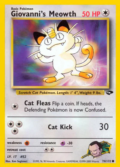 G2: Giovanni's Meowth (74) (Unlimited)