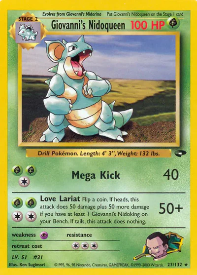 G2: Giovanni's Nidoqueen (Unlimited)
