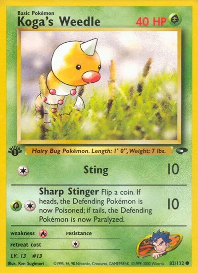 G2: Koga's Weedle (1st Edition)