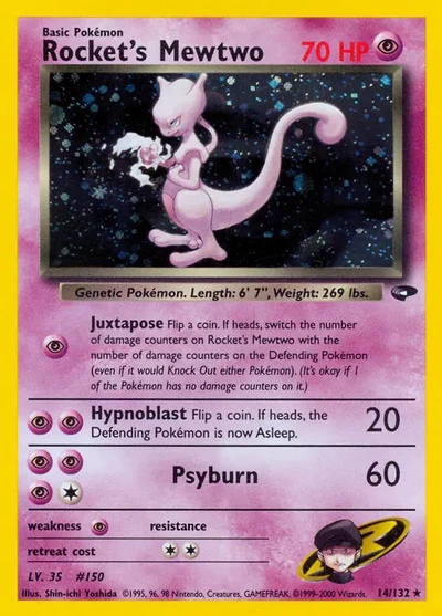 G2: Rocket's Mewtwo (Unlimited Holofoil)