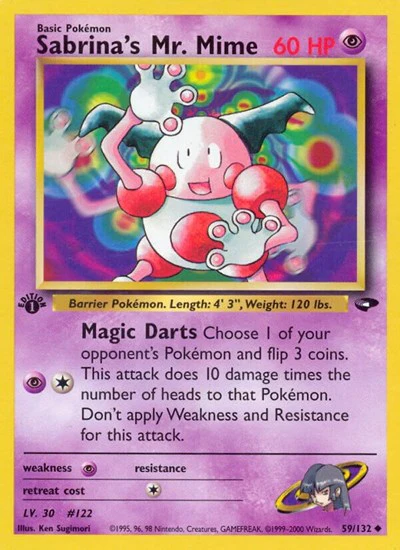 G2: Sabrina's Mr. Mime (1st Edition)