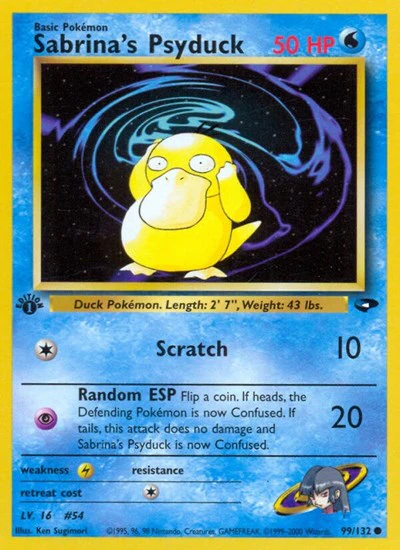 G2: Sabrina's Psyduck (1st Edition)