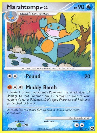 GE: Marshtomp (Reverse Holofoil)
