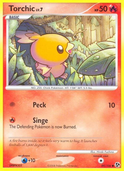 GE: Torchic (Reverse Holofoil)