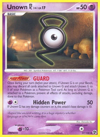 GE: Unown [G] (Reverse Holofoil)