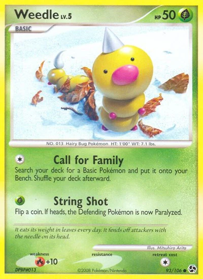GE: Weedle (Reverse Holofoil)