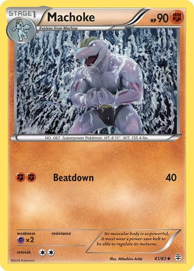 GEN: Machoke (Reverse Holofoil)
