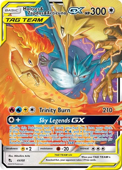 HIF: Moltres & Zapdos & Articuno GX (Holofoil)