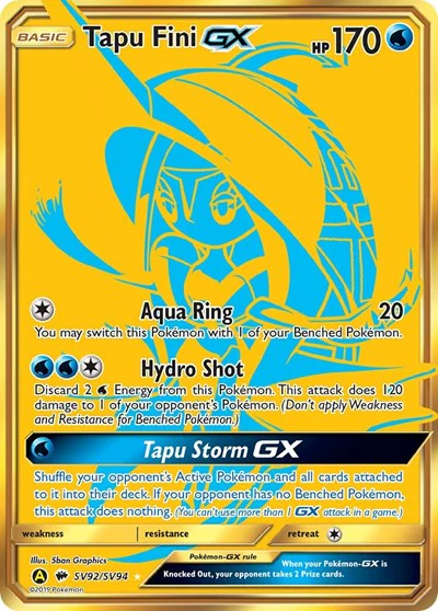 HIF:SV: Tapu Fini GX (Holofoil)