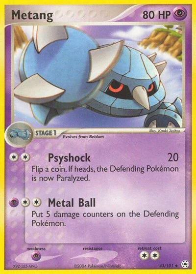HL: Metang - 43/101 (Reverse Holofoil)
