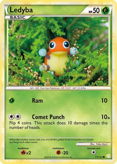 HS: Ledyba (Reverse Holofoil)