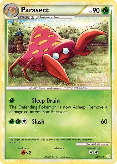 HS: Parasect (Reverse Holofoil)