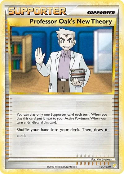HS: Professor Oak's New Theory (Reverse Holofoil)