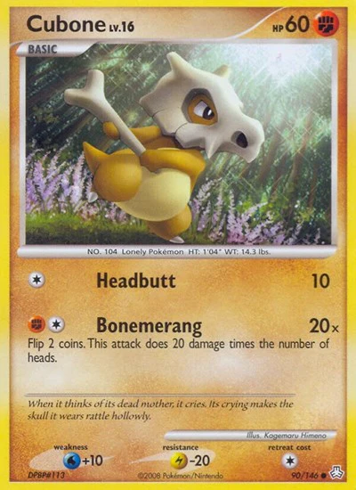 LA: Cubone (Reverse Holofoil)