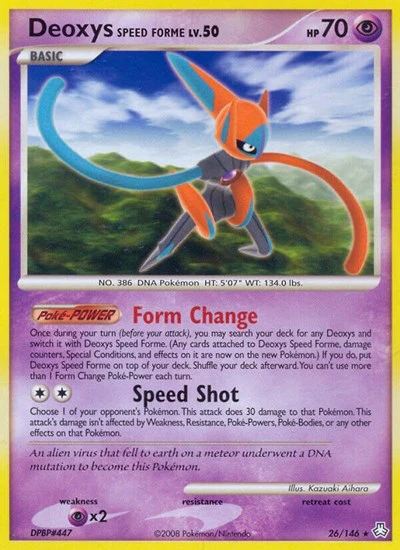 LA: Deoxys Speed Forme (Reverse Holofoil)
