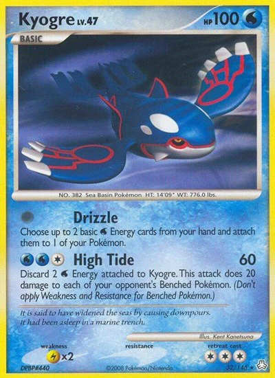 LA: Kyogre (Reverse Holofoil)