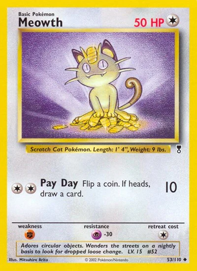 LC: Meowth (Reverse Holofoil)