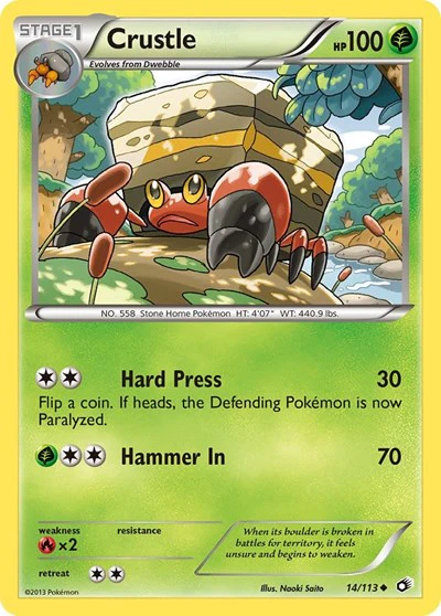 LTR: Crustle (Reverse Holofoil)