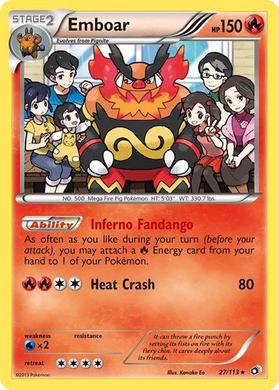 LTR: Emboar (Reverse Holofoil)
