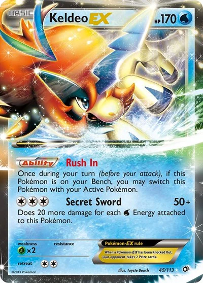 LTR: Keldeo EX (Holofoil)