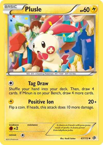 LTR: Plusle (Reverse Holofoil)