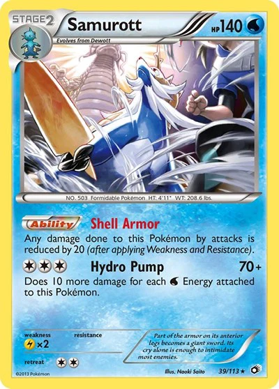 LTR: Samurott (Reverse Holofoil)