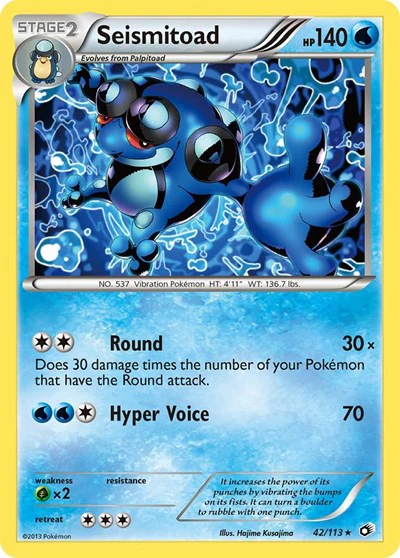 LTR: Seismitoad (Reverse Holofoil)