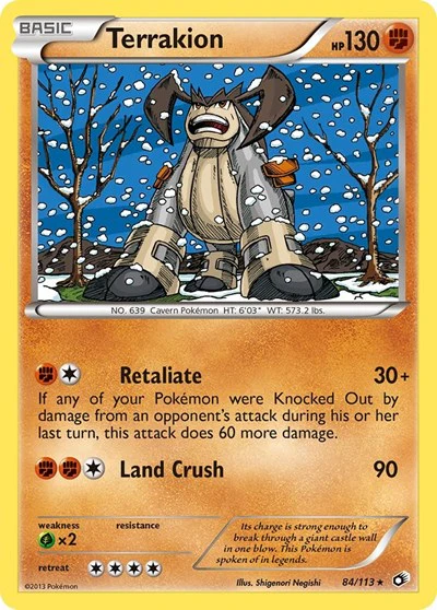 LTR: Terrakion (Reverse Holofoil)