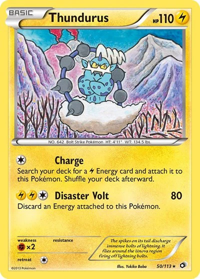 LTR: Thundurus (Reverse Holofoil)