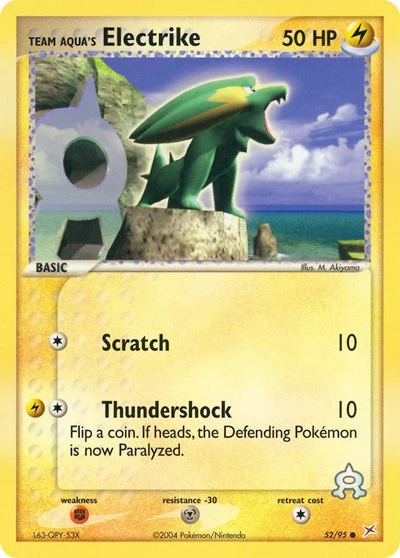 MA: Team Aqua's Electrike - 52/95