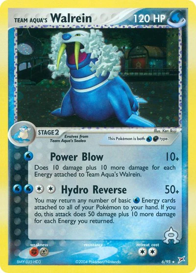 MA: Team Aqua's Walrein (Reverse Holofoil)